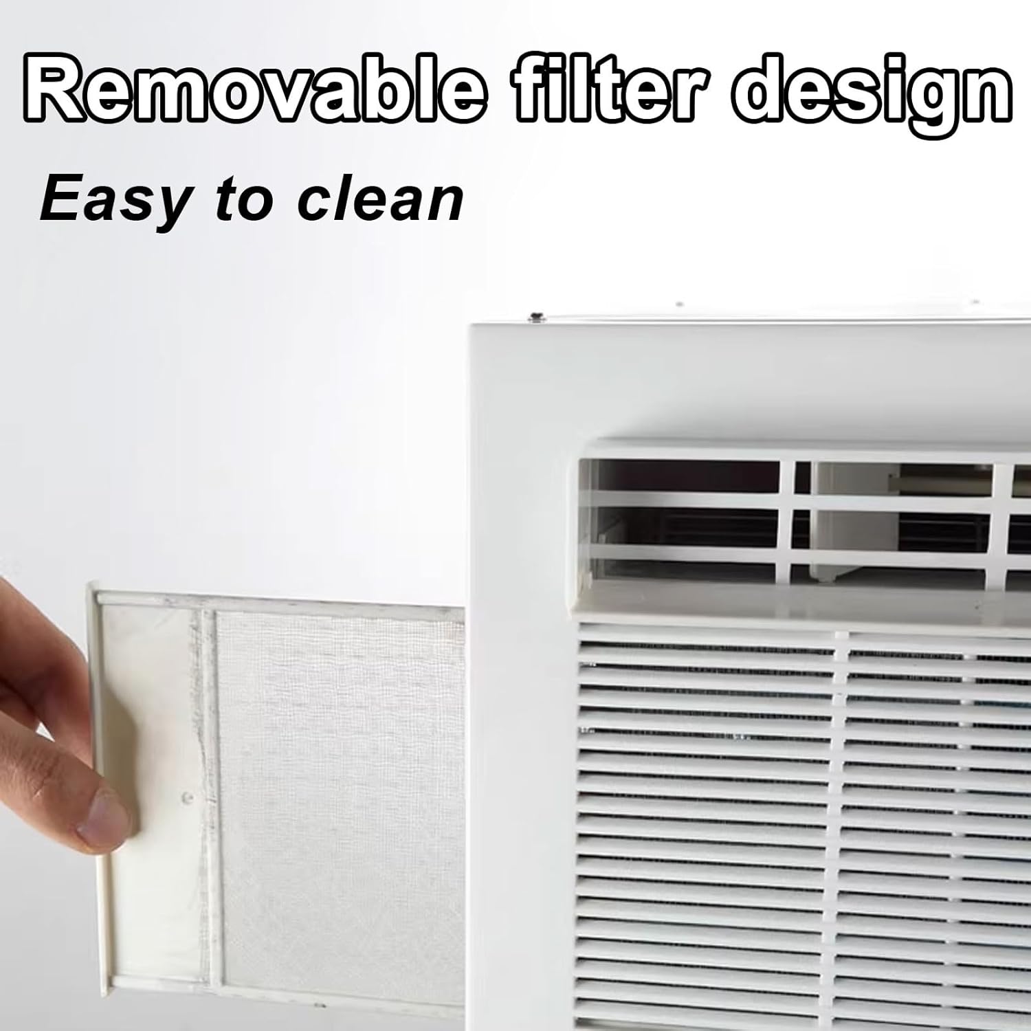 Windowless Portable Air Conditioner Portable Ac Unit Timer with 1.5m Heat Exhaust Pipe Removable Filter Design Adjustable Wind Direction Up and Down 220v