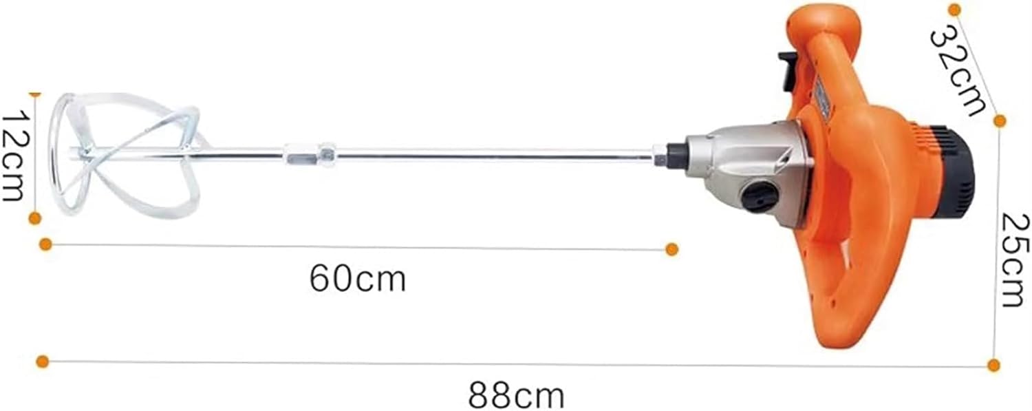 1400W Automatic Paint Mixer Machine, Power Air Agitator, Electric Tank Mixer Machine, Two Gears are Adjustable, 0-460rpn Gear Speed, for Ink Dissolver Agitator(