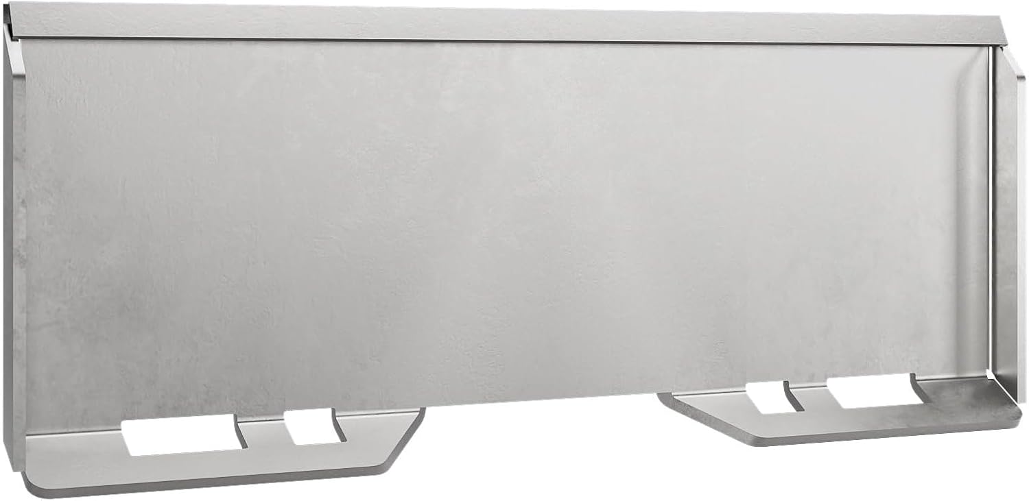 1/2 in Skid Steer Attachment Plate, Steel Skid Steer Mount Plate, Quick Attachment Loader Plate Easy to Weld or Bolt to Different Accessories