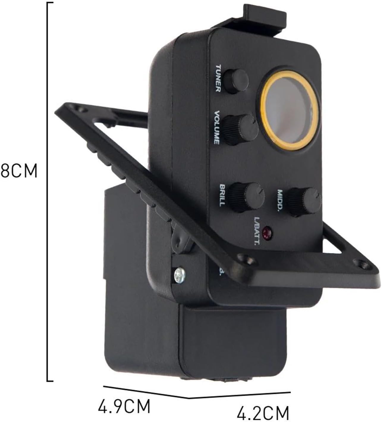 acoustic guitar pickup kit 3 Band EQ Pre-Amp Equalizer Pickup Guitar EQ Piezo Pickup System With LCD Screen Display For Acoustic Guitar