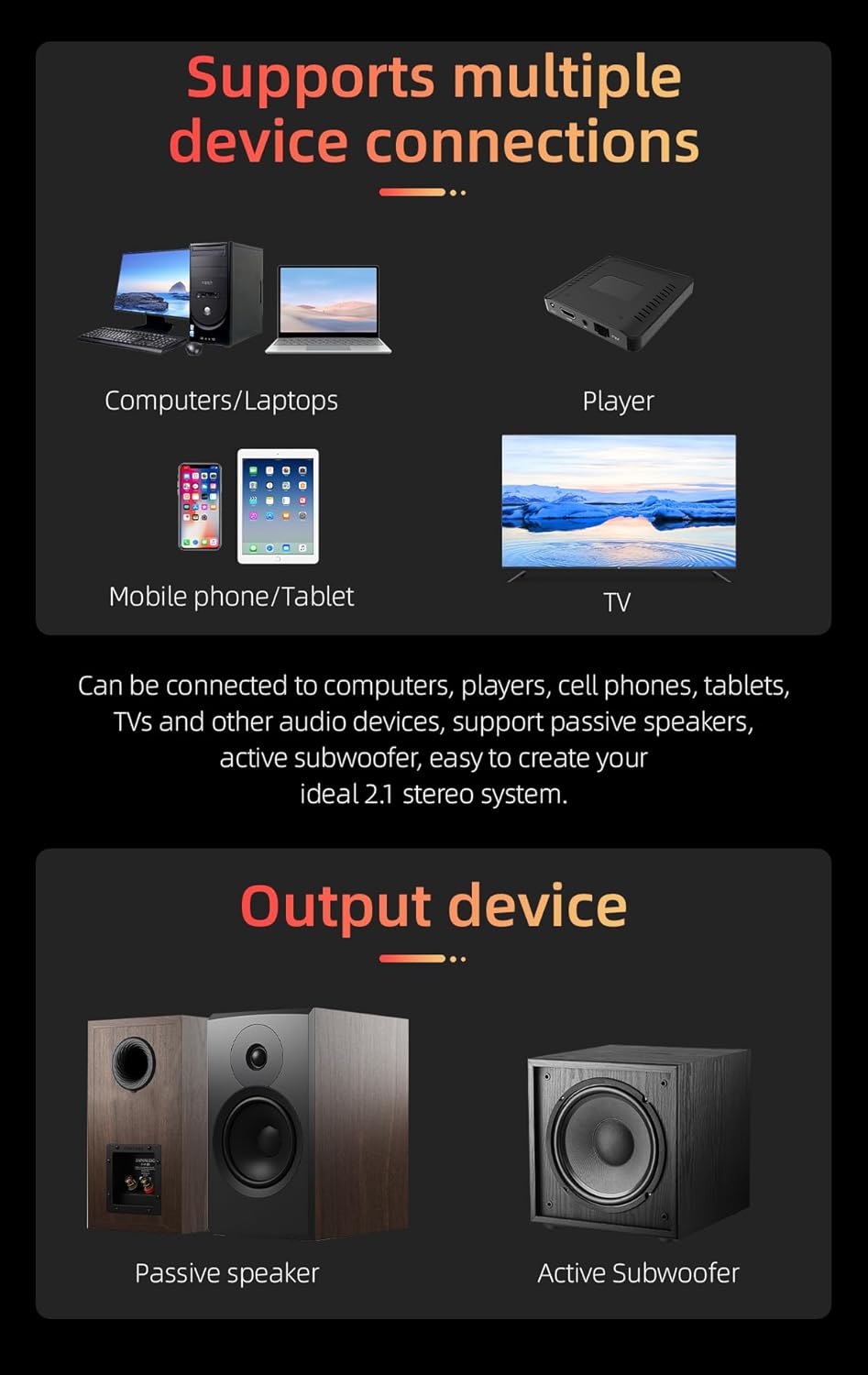 FX-Audio- FX1602A Stereo 2 Channel Amplifier Home Audio AMP TPA3255 Class D Power Amp for Home Theater System Passive Bookshelf Tower Speakers with 32V Power Supply