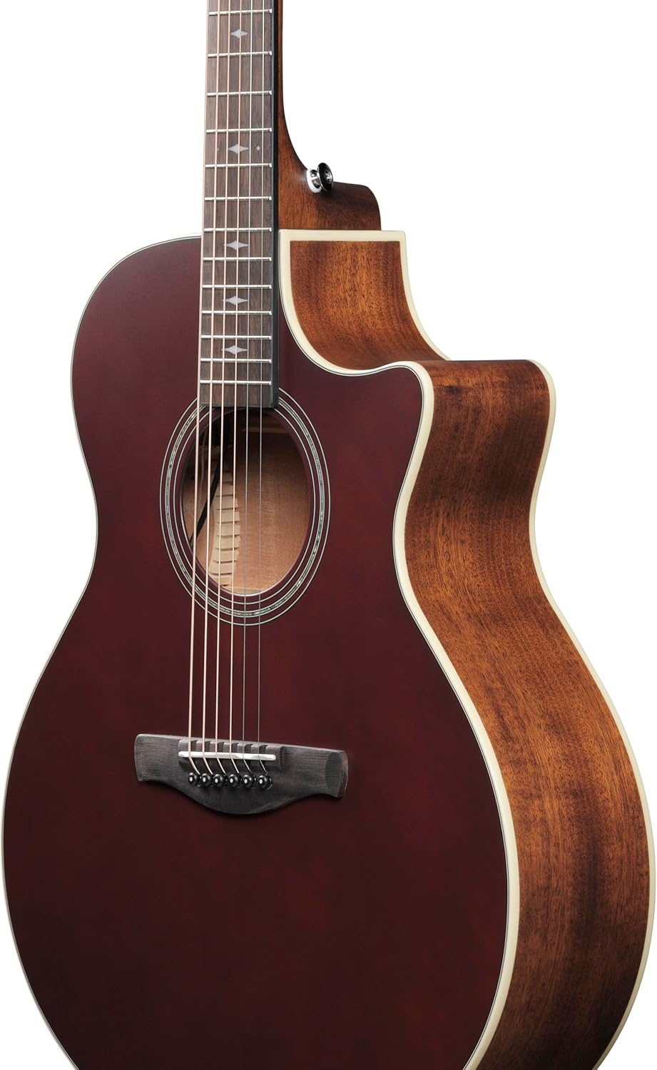 Ibanez AE100 Acoustic-electric Guitar - Burgundy Flat