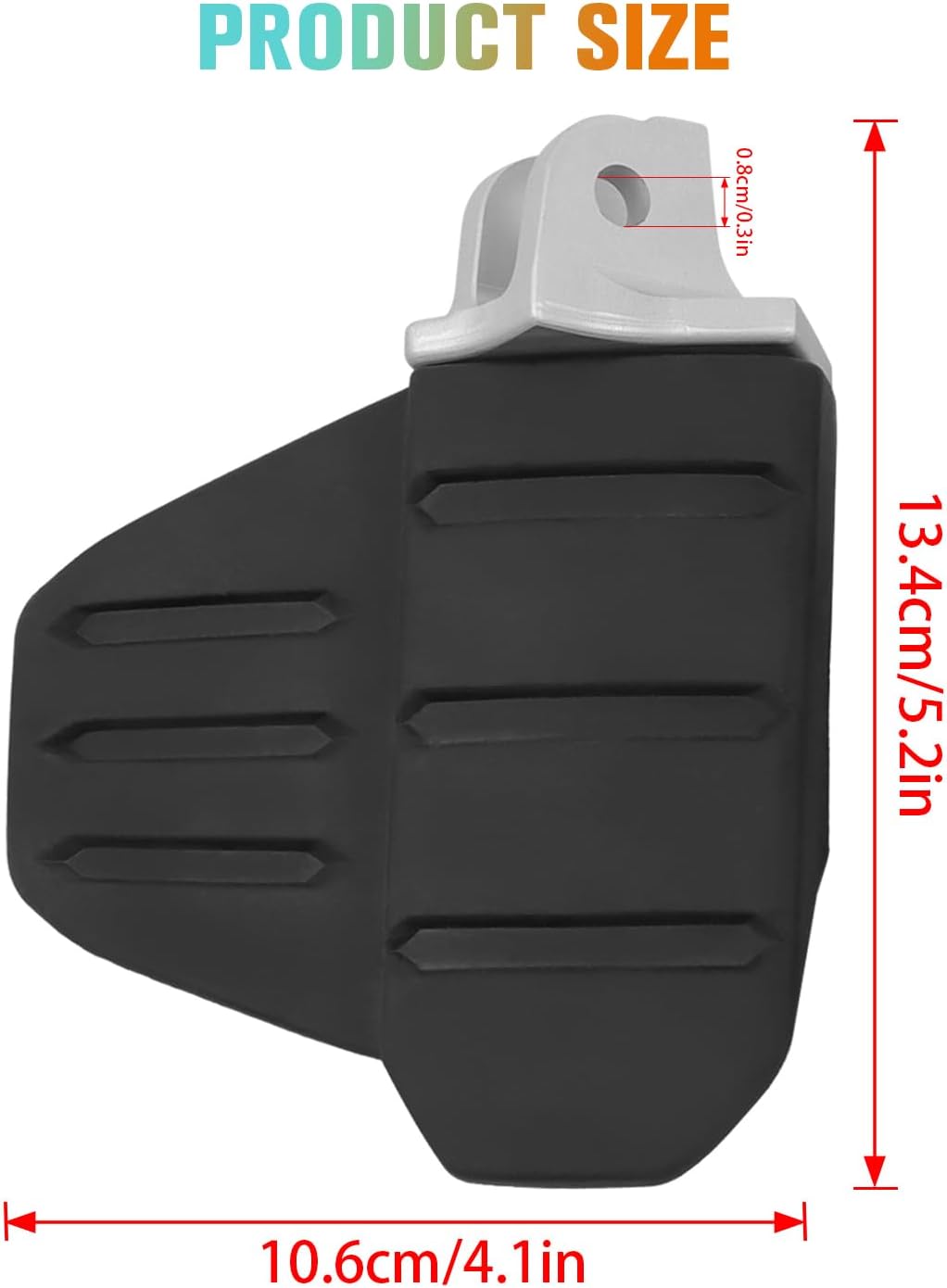 Front Footpeg Footboard for Goldwing Gl 1800, Rider Wide Footrest Highway Foot Peg Pedal Replacement for Honda GoldWing GL1800 Tour DCT 2018-2024 Motorcycle Accessories