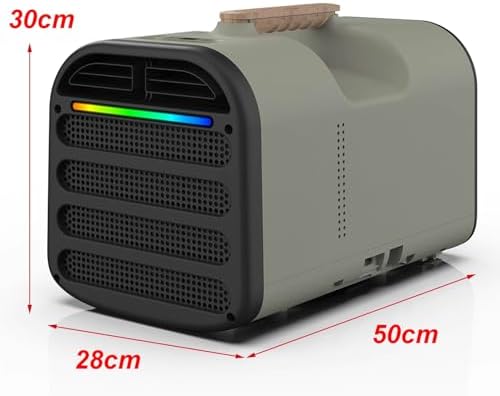 4-in-1 Portable AC with Touch and Remote Control Small Room Air Conditioner, No Window Needed, Camping AC with Top Handle for Bedroom 8-10㎡