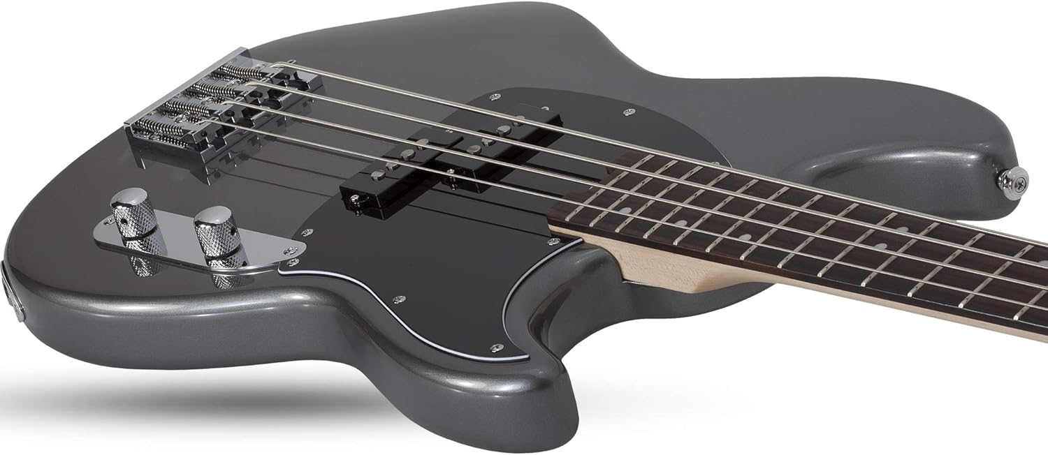 Schecter 1440 Banshee Bass Guitar, Carbon Gray