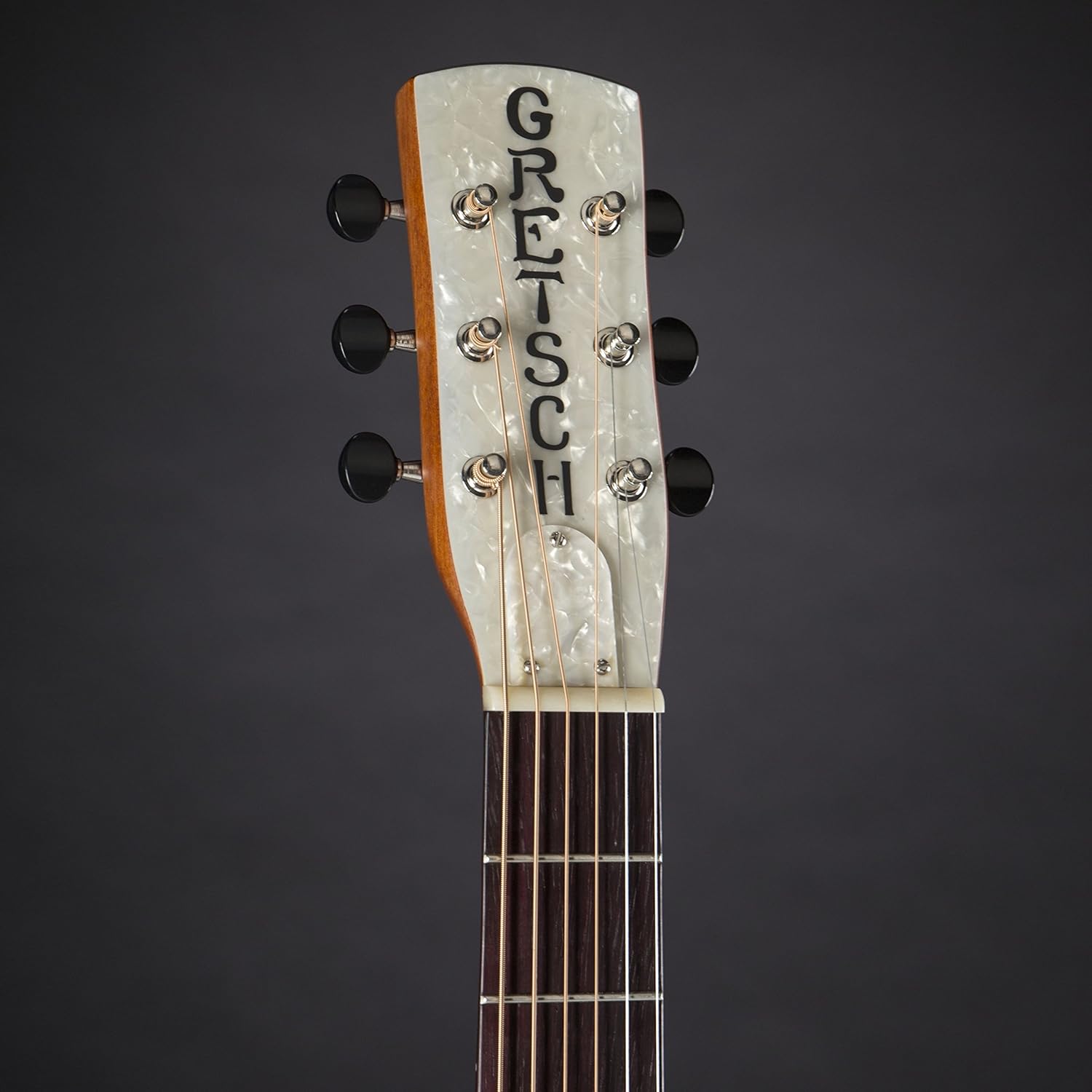 Gretsch G9200 Boxcar Round-Neck Mahogany Body Resonator 6-String Guitar with Padauk Fingerboard (Natural Finish)