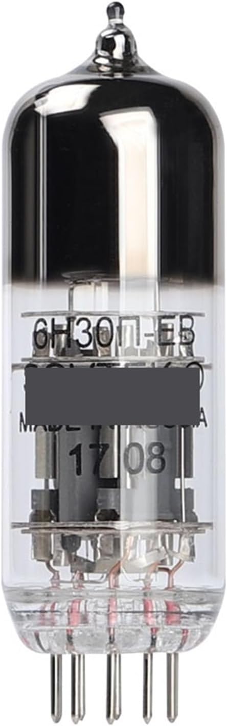 6H30 Tube Replaces 6N6 6H30PI Vacuum Tube Precision Matching Suitable for Amplifier(2 pcs)
