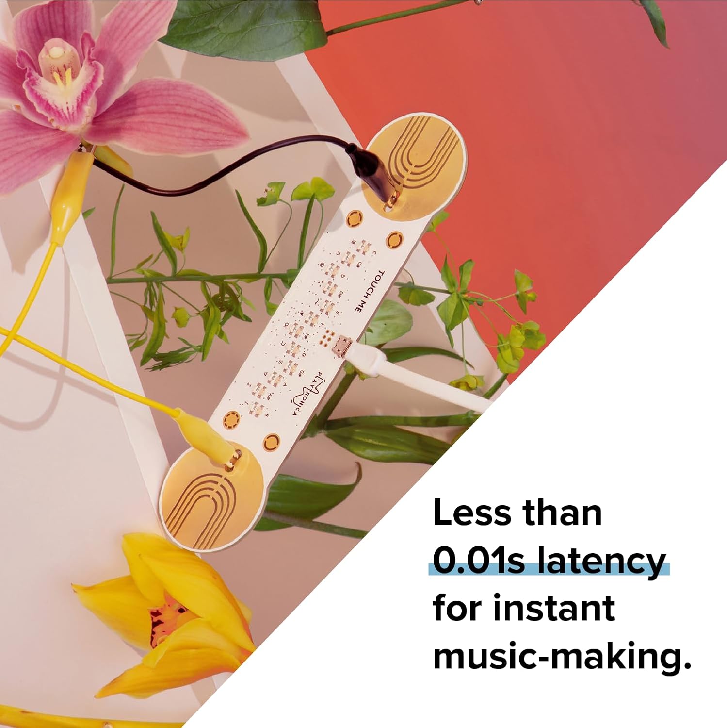 TouchMe | MIDI Controller | The musical instrument that turns skin, water, or flowers into sound | Play with friends or alone. As the area of touch and intensity changes, the sound changes too!