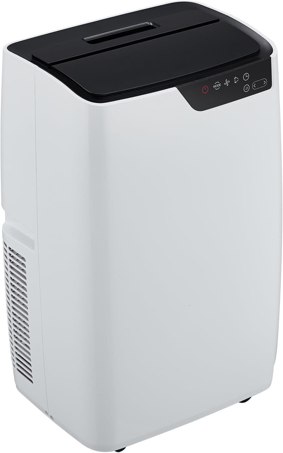 12000 BTU Portable Air Conditioner, Cools Rooms Up to 550 Sq.Ft, 3-in-1 Function with Cooling, 3 Fan Speeds & Remote Control, 24h Timer for Customized Use, Ultra-Quiet Operation, Sleek White and Black