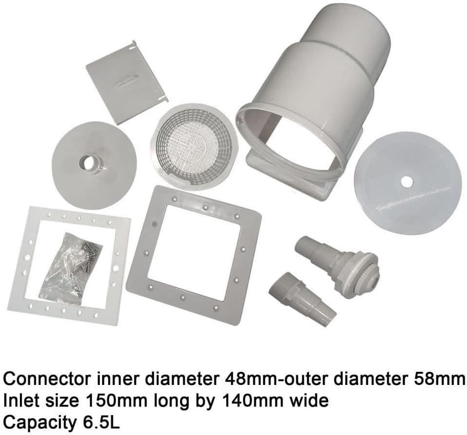 Replacement Pool Skimmer Accessory Kit Wide Mouth Skimmer