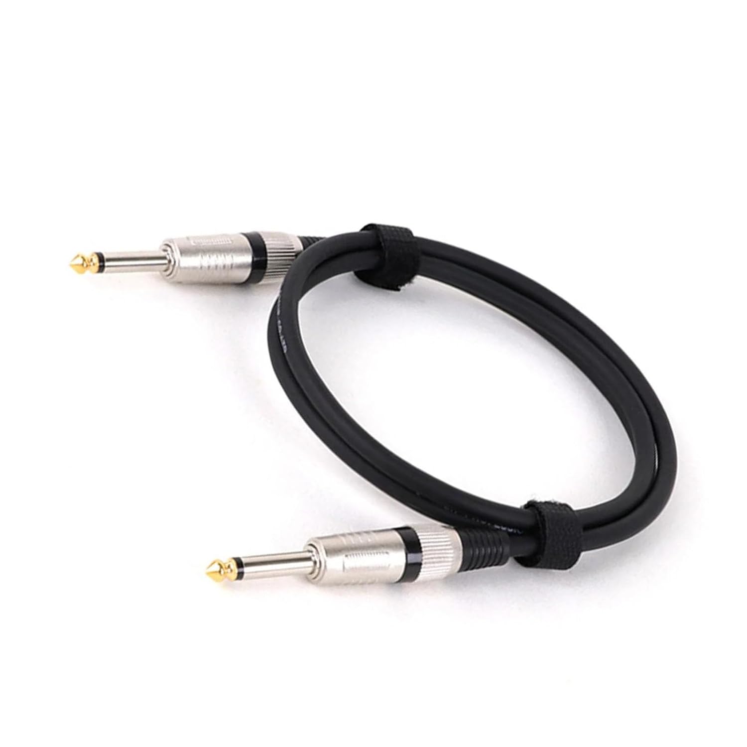 TSTS Guitar Audio Cable Guitar Patch Cable 6.5mm/6.35mm Mono Instrument Cable for Guitar Mixer Amplifier 0.3-15M(Black,15m)