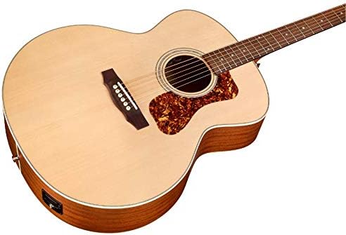 Guild Guitars F-240E Acoustic-Electric Jumbo Guitar, Natural, Westerly Collection