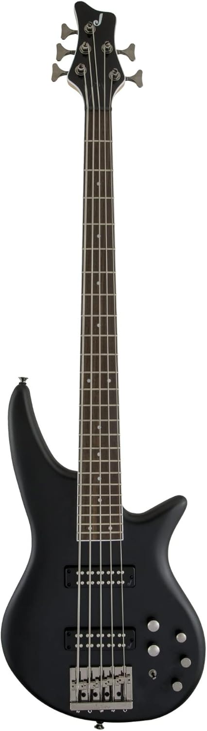 Jackson JS Series 5-String Spectra Bass JS3V, Satin Black, Laurel Fingerboard