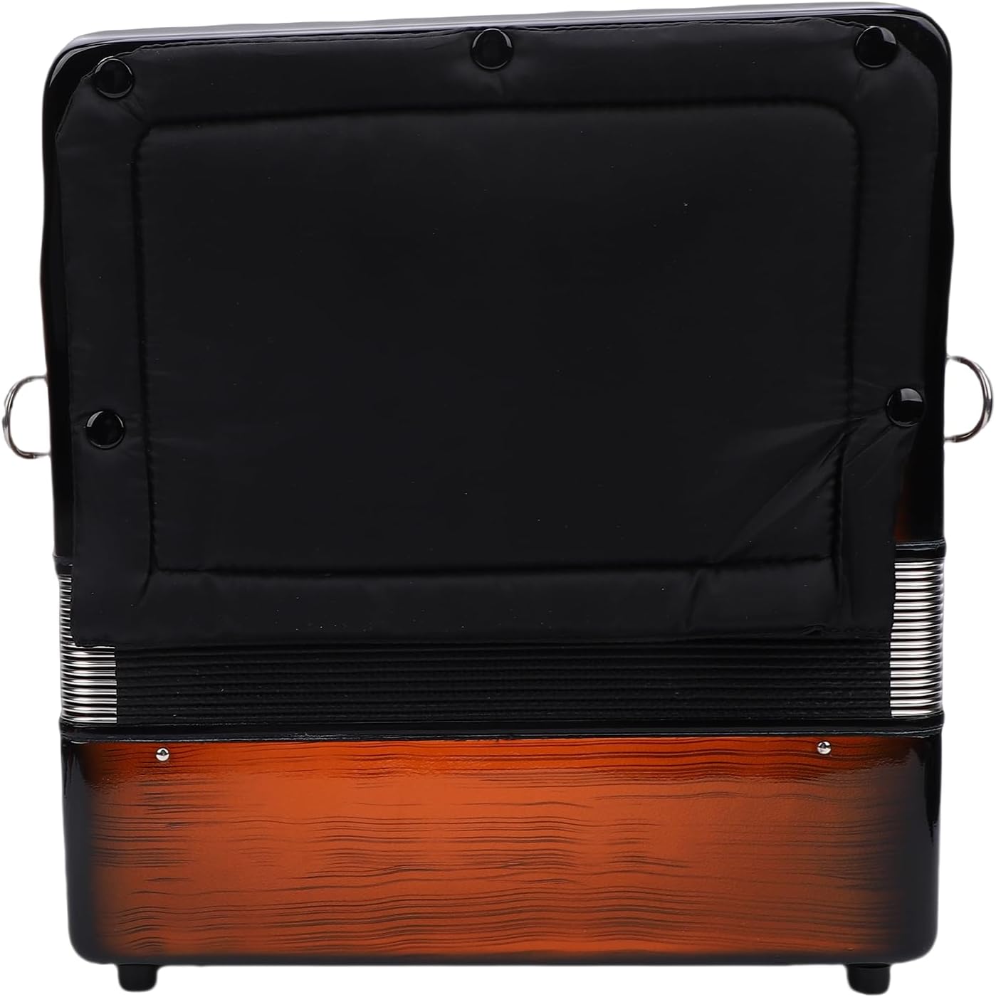 Eujgoov Chromatic 69 Key 96 Bass Accordion F B E Tuning Orange Bundle with Gig Bag Adjustable Straps for Beginners Pros