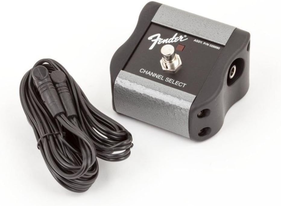 Fender 1-Button Contemporary Footswitch Bundle with Rumble 100 Amplifier Cover