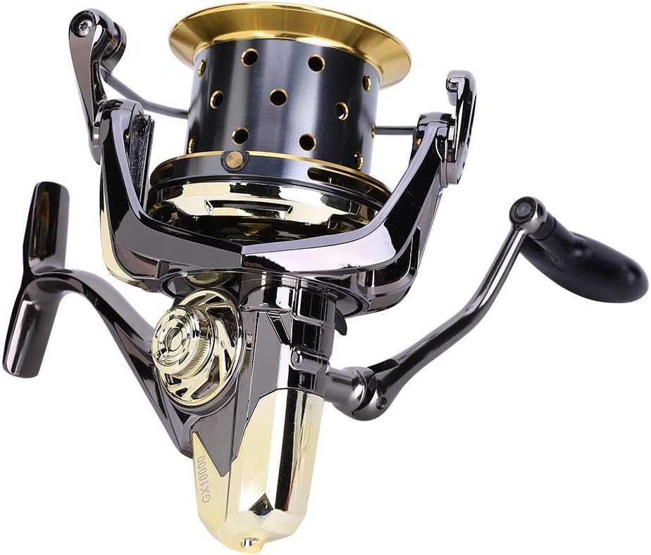 OUKENS Other Fishing Tools and Accessories Fishing Reel, All Metal High Strength Guide Rod Structure Anti-Seawater Spinning Fishing Reel for Long