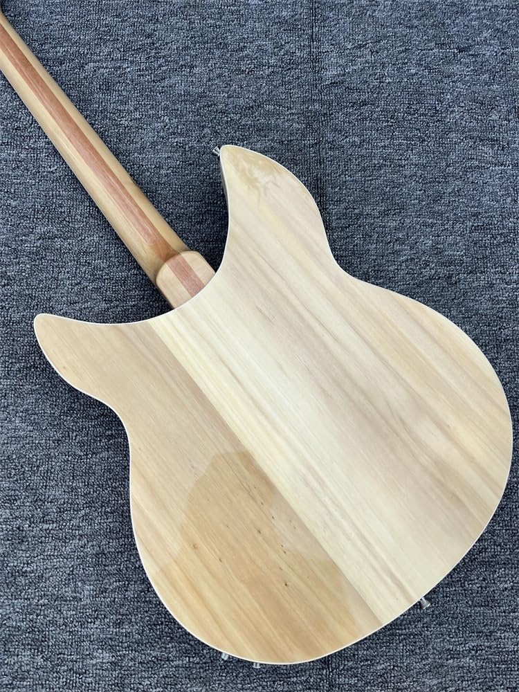 Custom 12 String Electric Guitar 360 Basswood Body Rosewood Fretboard 'R' Tailpiece Natural Color