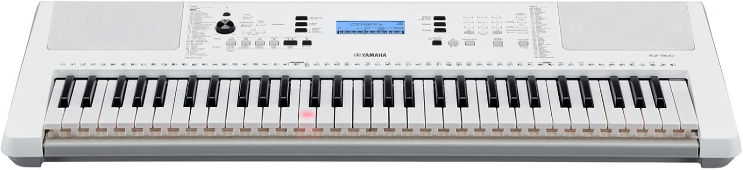 Yamaha EZ300 61-Key Portable Keyboard with Lighted Keys (Power Adapter sold separately)