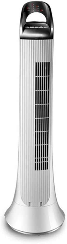 NBgy Tower Water-Cooled Fan, Water-Cooled Air Cooler Silent, No-Leaf Vertical Fan Anti-Dump Timing Design, Suitable for Family Hotel Office, White, 106x33x34cm