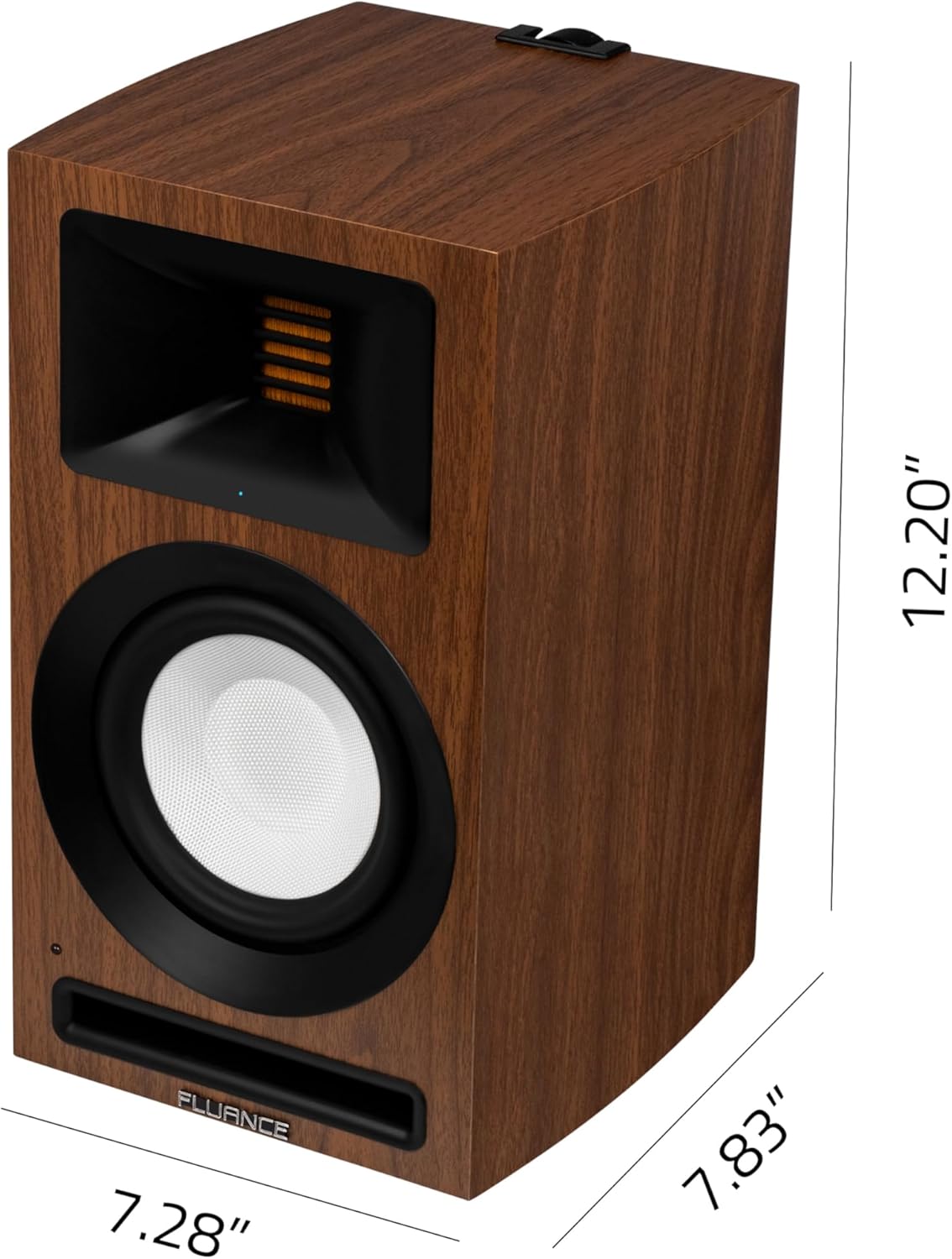 Fluance Ri71 Reference Stereo Powered Bookshelf Speakers with High Performance AMT Tweeters, 5