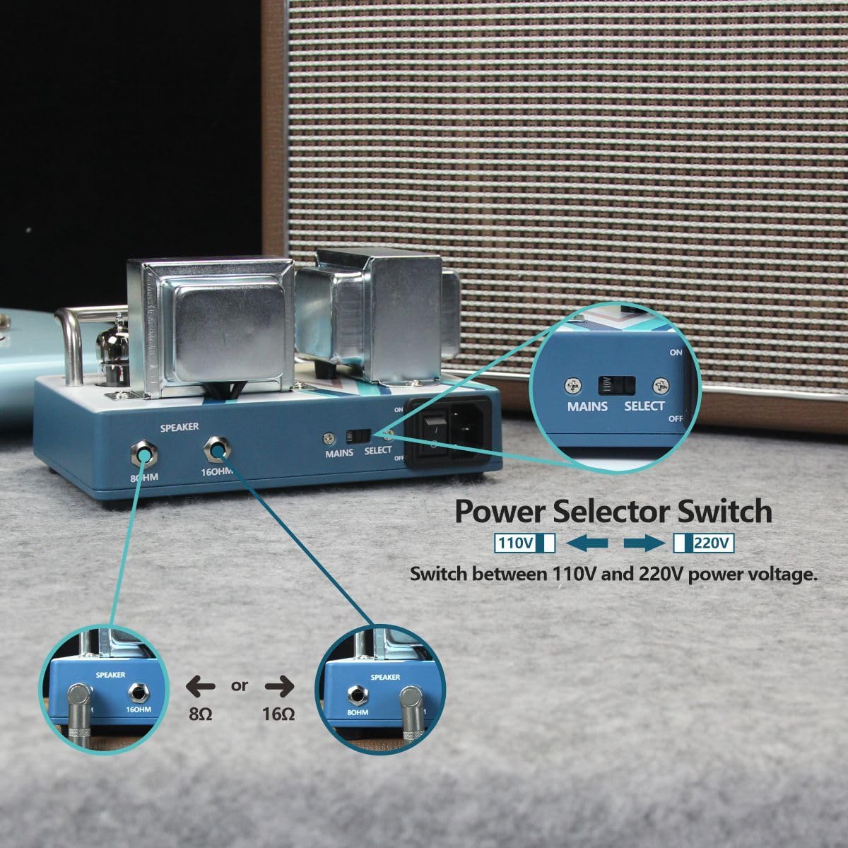 OriPure 5W All Tube Guitar Amplifier Head OA-H05