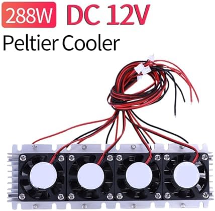 288W DC 12V 30A Thermoelectric Cooler DIY Semiconductor Cooling System for Air Conditioning Fan Lucky