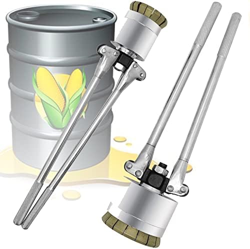 Manual Barrel Sealing machine200l /53 Gallon Drum Cap Seal Barrel Crimping Tool, 35&70mm Crimper Sealer, Manual Oil Barrel Sealing Machine, Used in Liquid Packaging Industries,Small