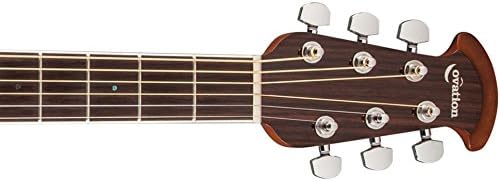 Ovation CS24P-FKOA Acoustic-Electric Guitar Bundle, Figured Koa