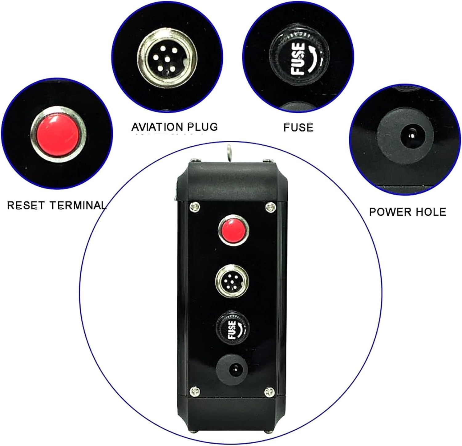 LED Red Display Digital Counter,4-Digit Digital Electronic Counter,0-9999 with Foot Pedal,Production Line Counting Screen, for Factories and Workshops, Airports Stations/Breeding Farm/Conveyor Belt