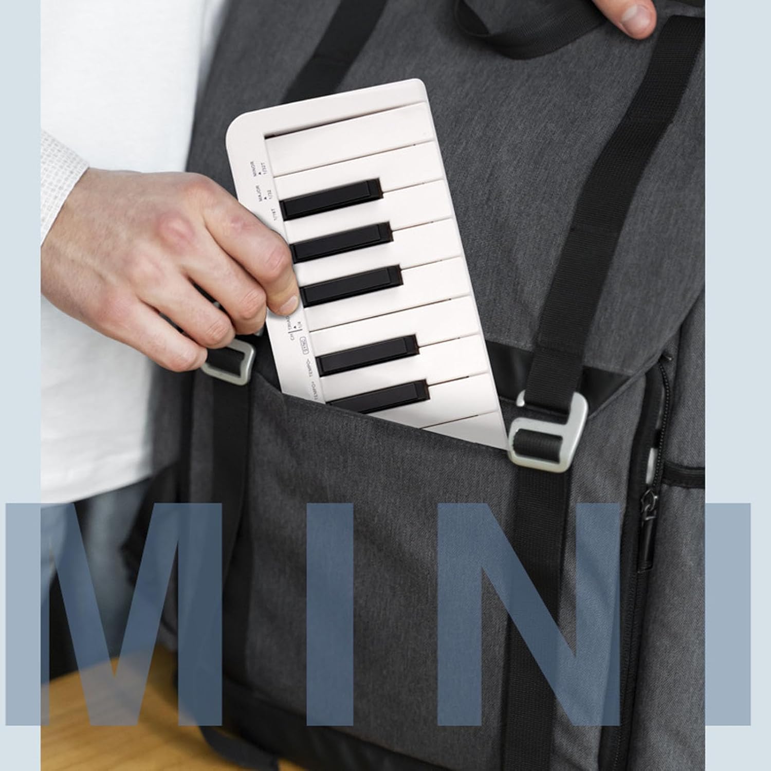 25 Sensitive Keys MIDI Keyboard Controller, Portable Design Rich Functionality with Wide Connectivity