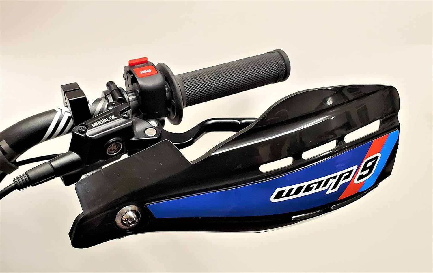 Warp 9 E-Moto Hand Guards for Surron Light Bee, Talaria Sting, Talaria XXX, E-Ride Pro SS, Also Other E-Bikes, HandGuards for E-Moto.