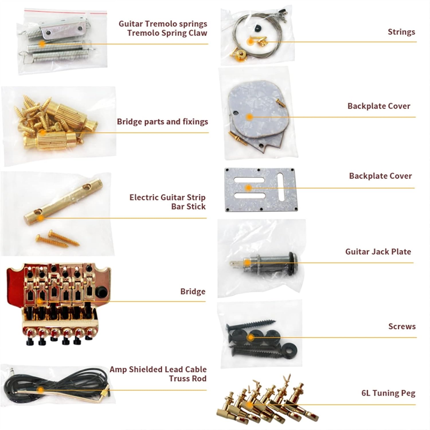 DIY Electric Guitar Kit Basswood Body Rosewood Fingerboard Maple Neck Complete DIY Electric Guitar Building Kit with Mounting Screws