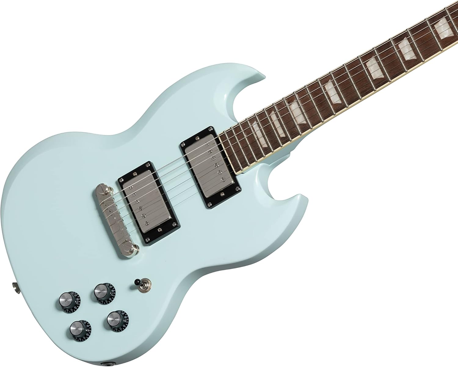 Epiphone Power Players SG 3/4+ Youth Size, Ice Blue with Gig Bag