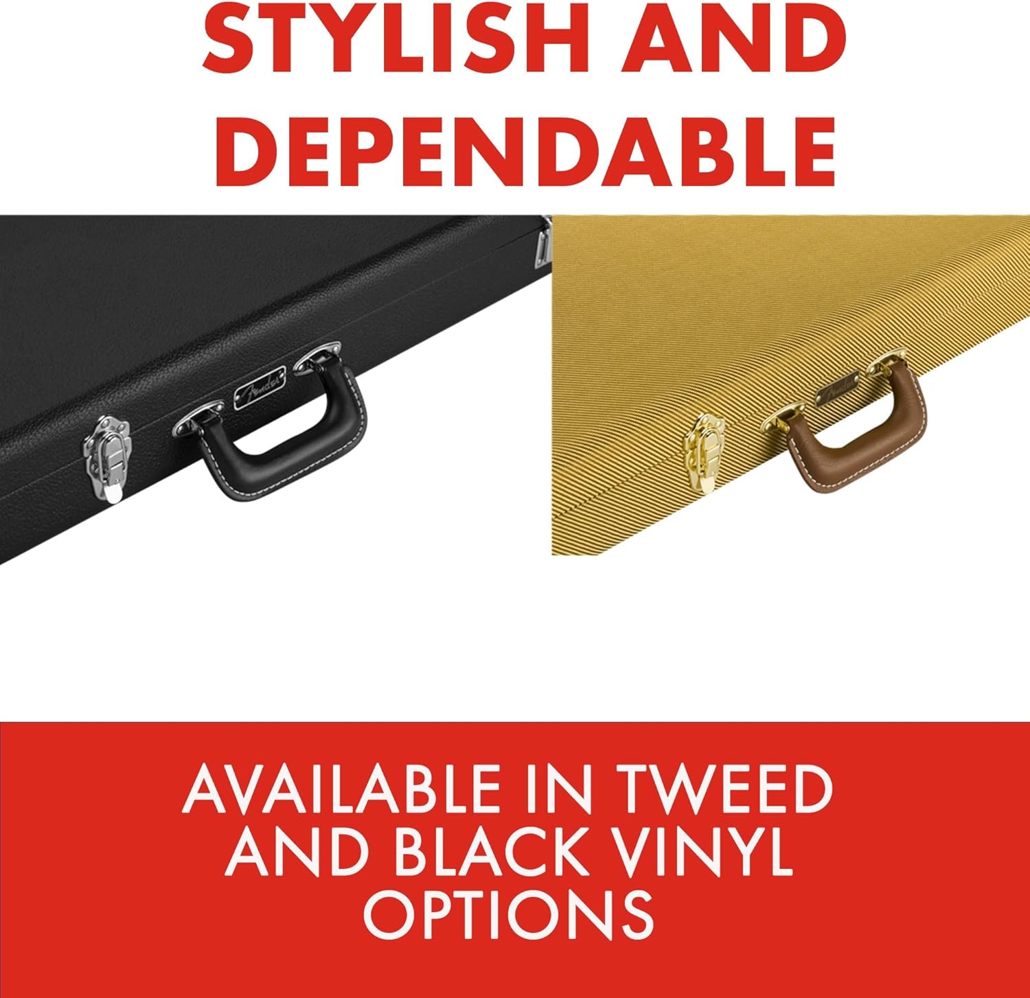 Fender Classic Series Wood Case, Stratocaster/Telecaster, Black