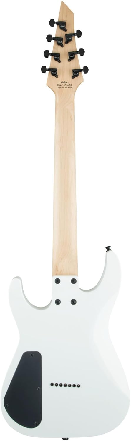 Jackson JS Series Dinky JS32-7 - Snow White with Amaranth Fingerboard