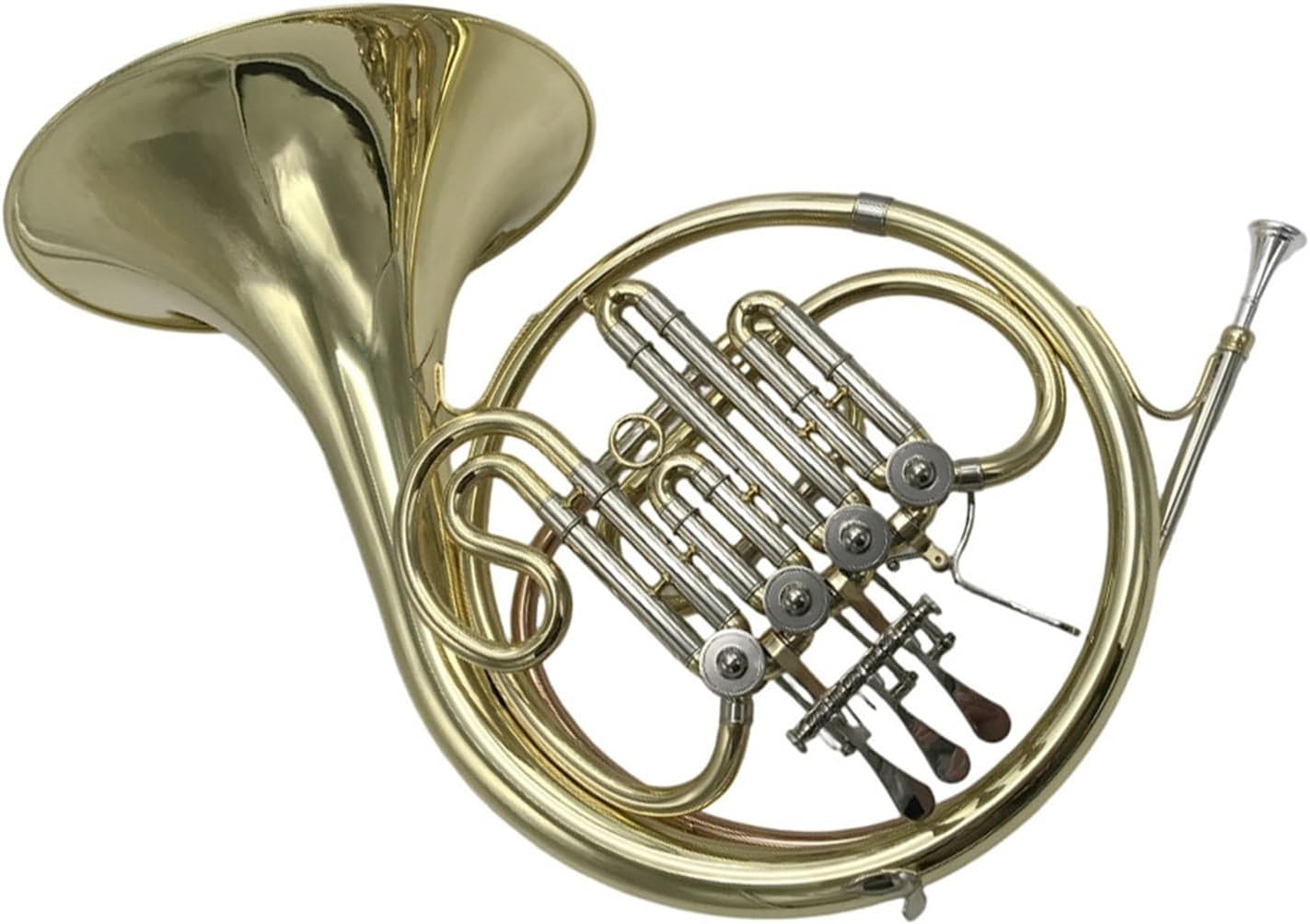 4 Key French Horn French Horn Brass Instrument Four Key Single Row One Piece B Flat
