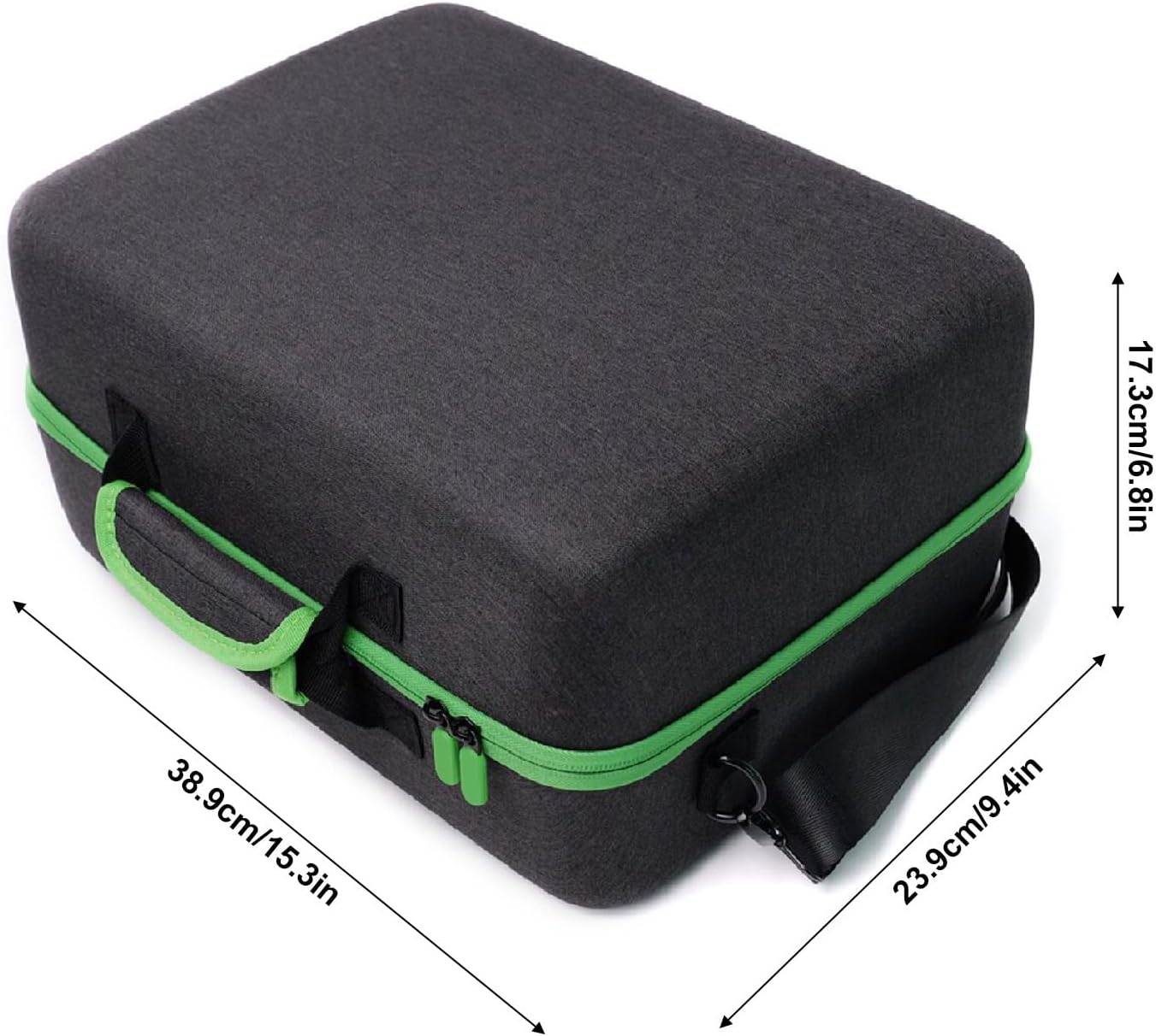 Carrying Case Compatible with Series X for Series S Game Consoles and Other Accessories, EVA Hard Case, Game Console Portable Carrying Case Organized Custom Compartments