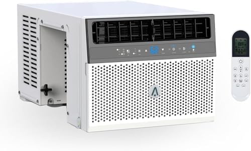 Window Air Conditioner,8000 BTU U-Shaped & Air Conditioner Window Unit,Window Ac - Ultra Quiet, Energy Efficient, Cools Up To 450 Sq.Ft.-App Control,6 Modes,Sleep Mode,For Bedroom,Office,Room