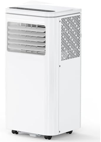 Portable Air Conditioner, 3-IN-1 Indoor AC, 8000 BTU Standing Air Conditioner with Sleep Mode and 24H Timer, 2 Wind Speeds, with Remote Control for Home and Office