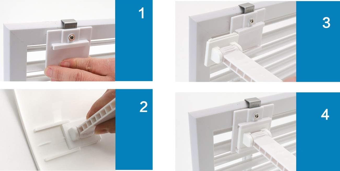 Air Conditioner Deflector for Ceiling Central, Prevent The Air from Blowing Straight, Angle Adjustable, Lightweight Plastic Material