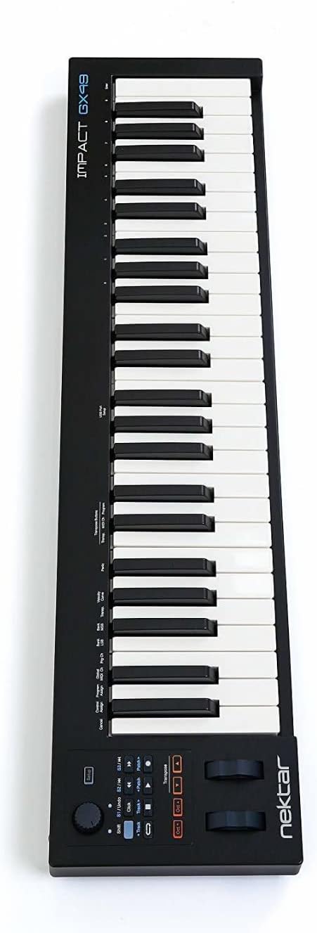 Nektar Impact GX49 | USB MIDI Controller Keyboard with Nektar DAW Integration Black