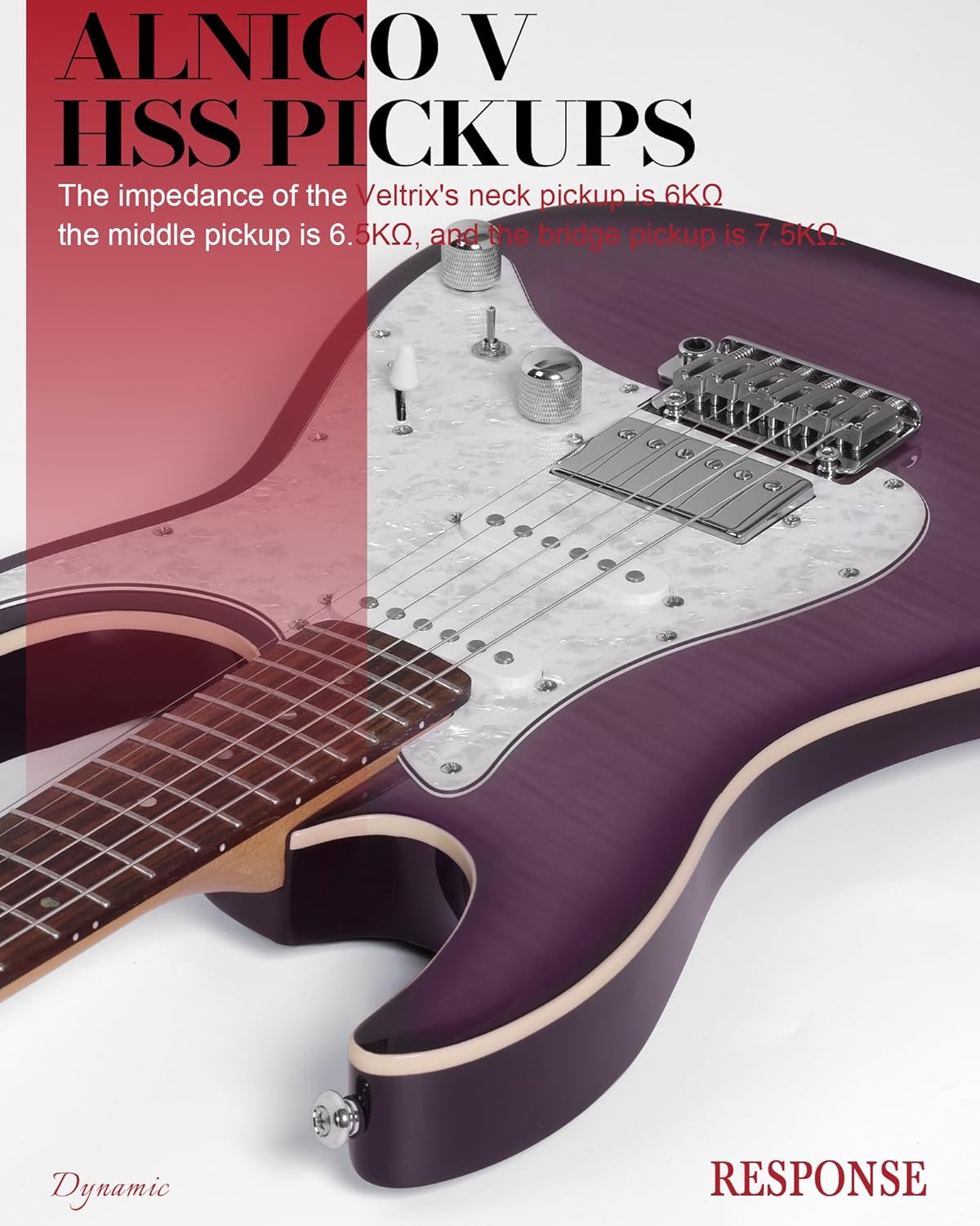 AKLOT Veltrix Electric Guitar Kit with Mini Electric Guitar Amp