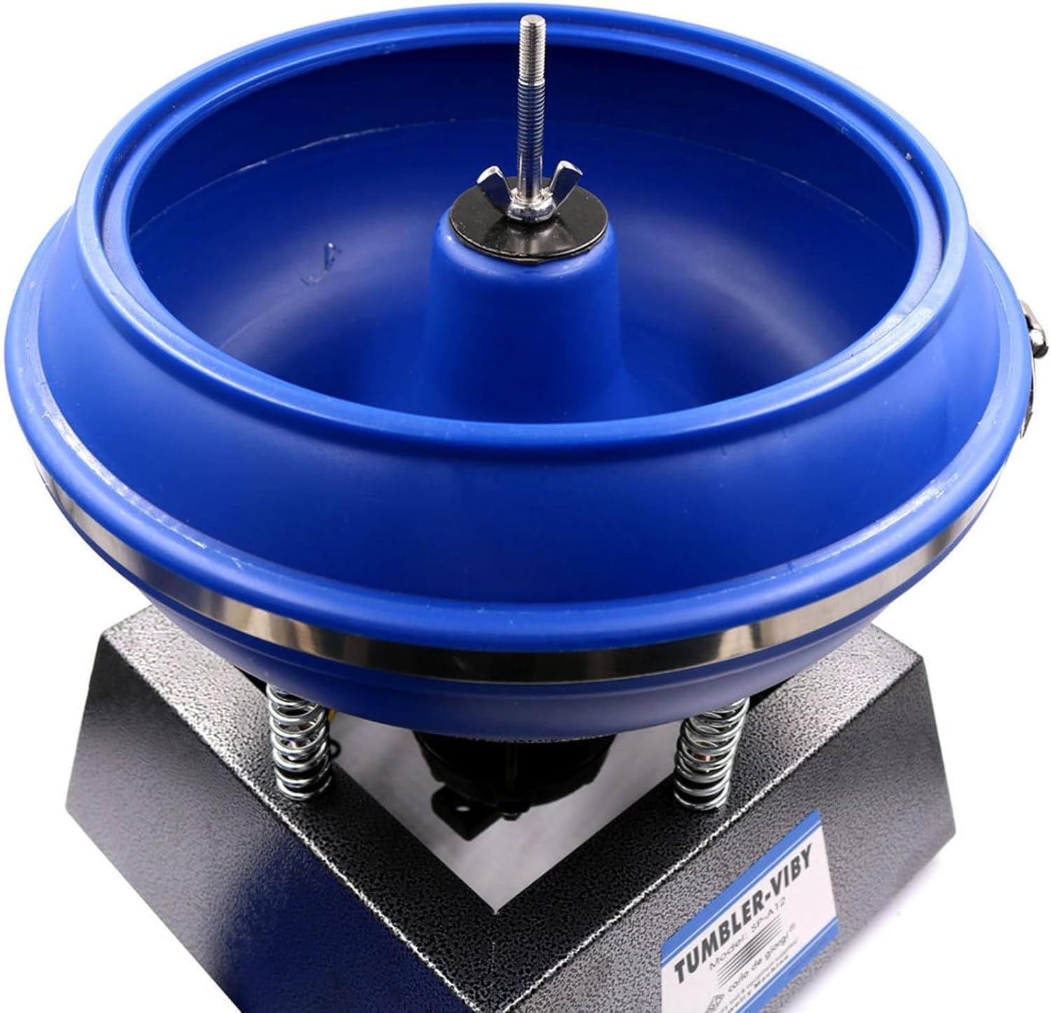 Electric Polisher Tumbler Machine - Vibration Rock Polishing Drum, Strong & Stable, Low Noise, Ideal for Grinding & Burnishing Stones, Jewelry & More