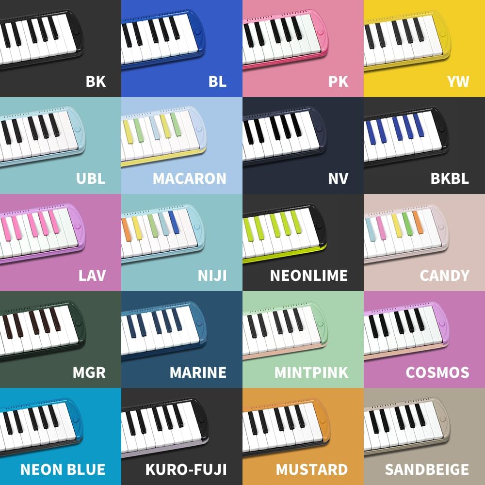 KC Melodica(Keyboard instrument) P3001-32K (Black/Blue)