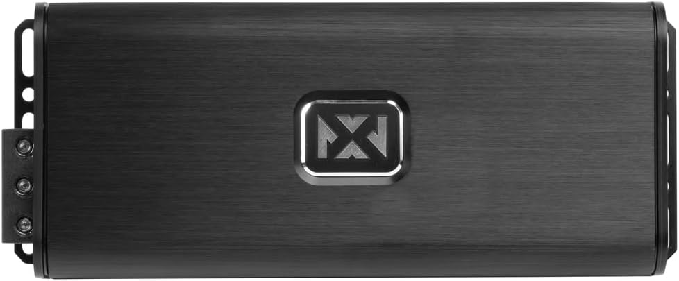 NVX VADM5 v2 Model 1500W Peak (750W RMS) V-Series Micro Full-Range Class D Compact 5-Channel Car/Marine/Powersports Amplifier with Remote Bass Knob (VADM5v2)