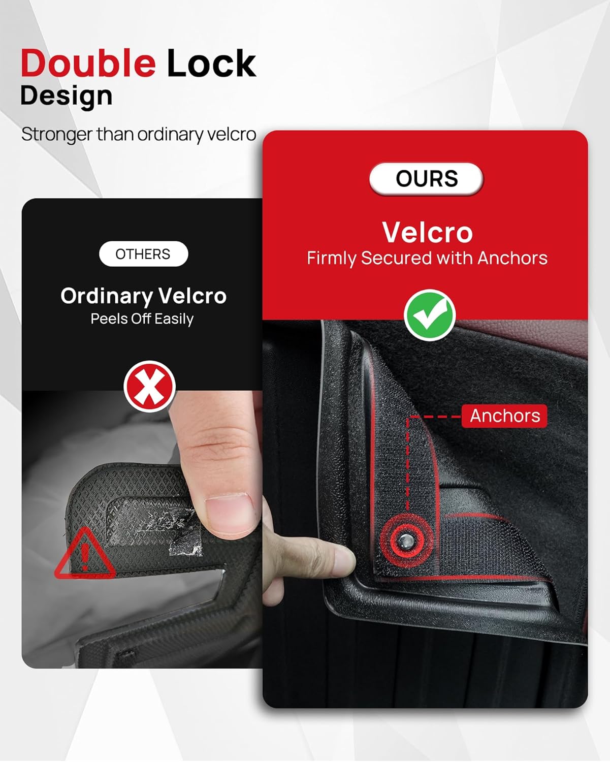 Floor Mats Compatible with 2020-2025 Ford Explorer 6 Seats - Custom Fit Full Set Car Accessories for Ford Explorer Includes XLT ST Platinum Active Hybrid (Floor Mats & Cargo & Backrest Mats)