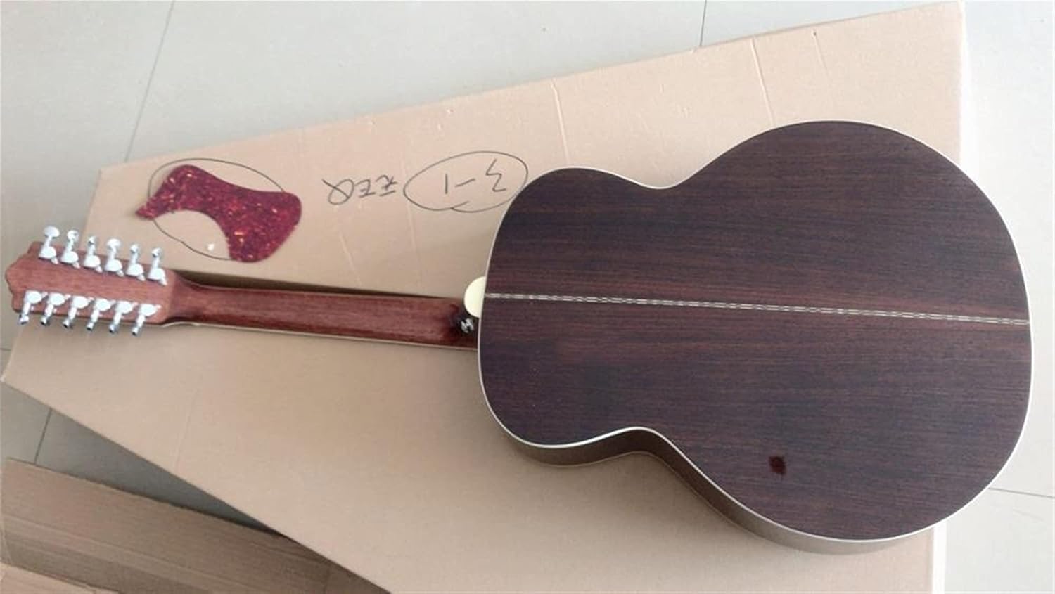 43 Inches12 Strings Acoustic Electric Solid Guitar Beginner Guitar Guitars (Color : Acoustic Size : 43 inches) (Acoustic With Case 43 inches)