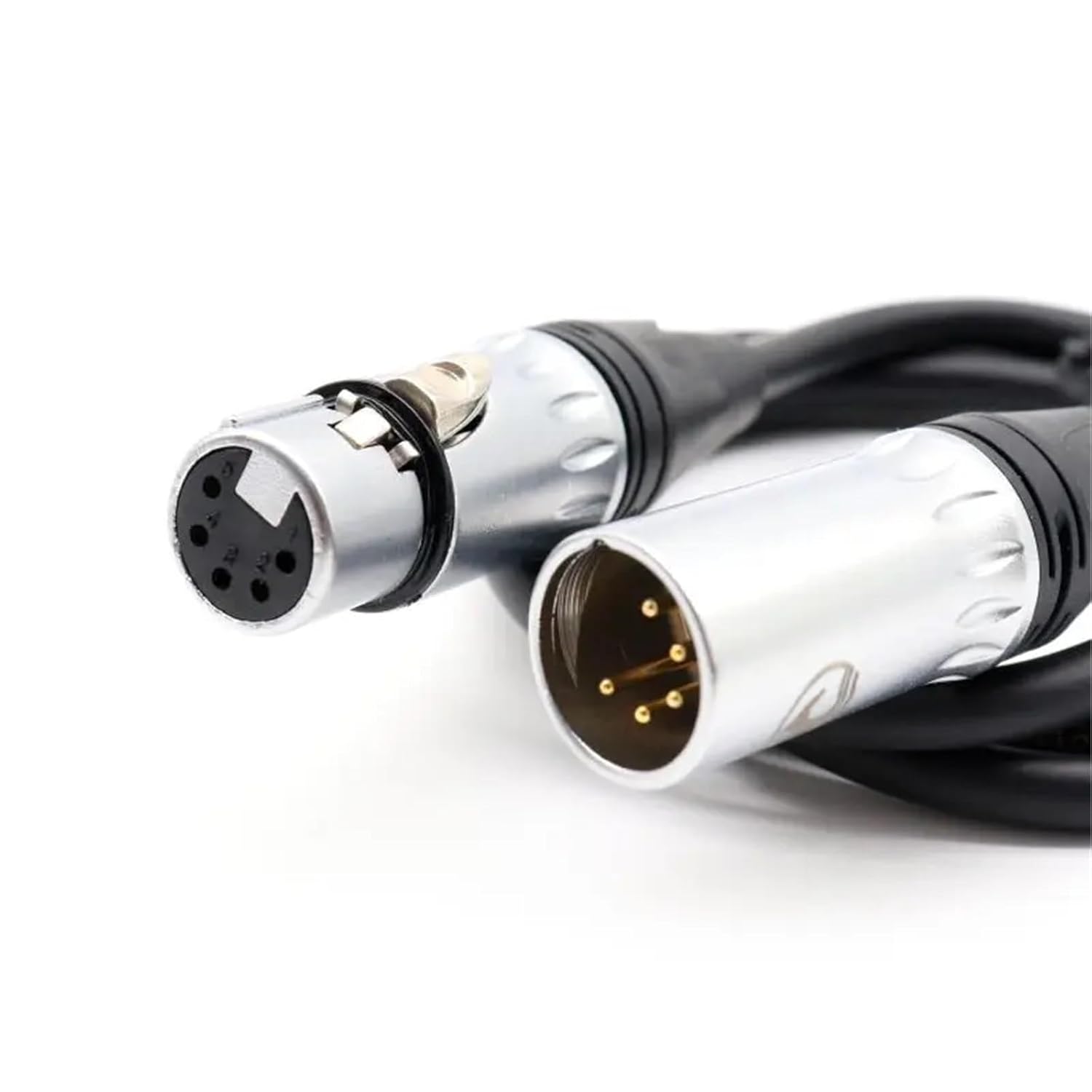 5-Pin DMX Cable, 5-Core Signal Wire for Professional Lighting, Audio Systems, and Stage Equipment(5 Meter)