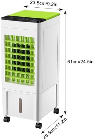 Portable Air Conditioners with LED Control Panel, Quiet Air Conditioner, 3 Wind Speeds Portable Air Conditioner, for Bedroom, Office(Black)