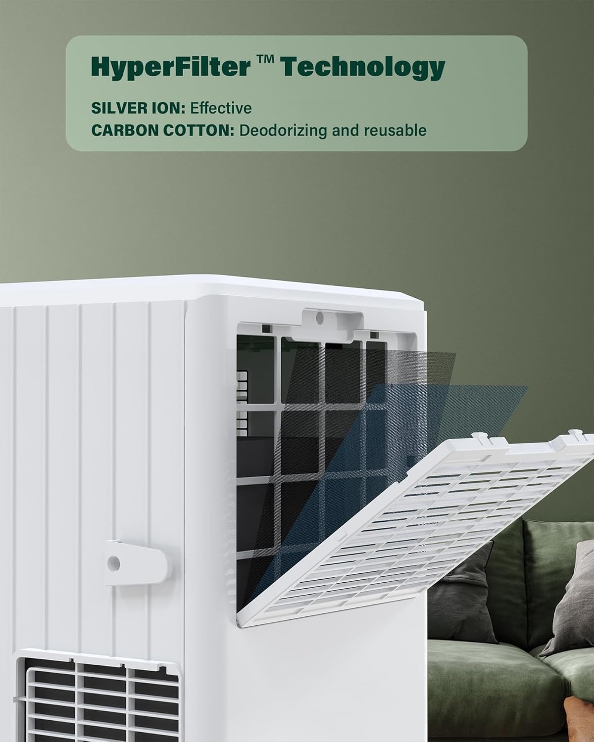 GAOMON White 8000 BTU Conditioner Portable air
